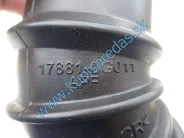 hadica na vzduch na toyou avensis t25, 2,0d, 17881-0G011, 